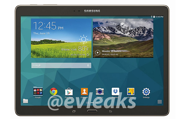 Samsung Galaxy Tab S 8.4- ja Tab S 10.5 -huipputablettien pressikuvat vuotivat